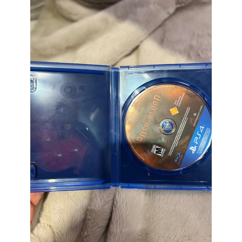 Sony Until Dawn Rush of Blood PS4 VR Horror Rail Shooter Game Blue Case
